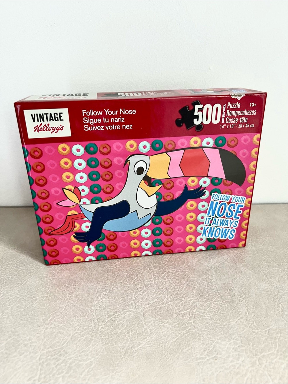Vintage Kellogg's Froot Loops 500-Piece Jigsaw Puzzle – Toucan Sam